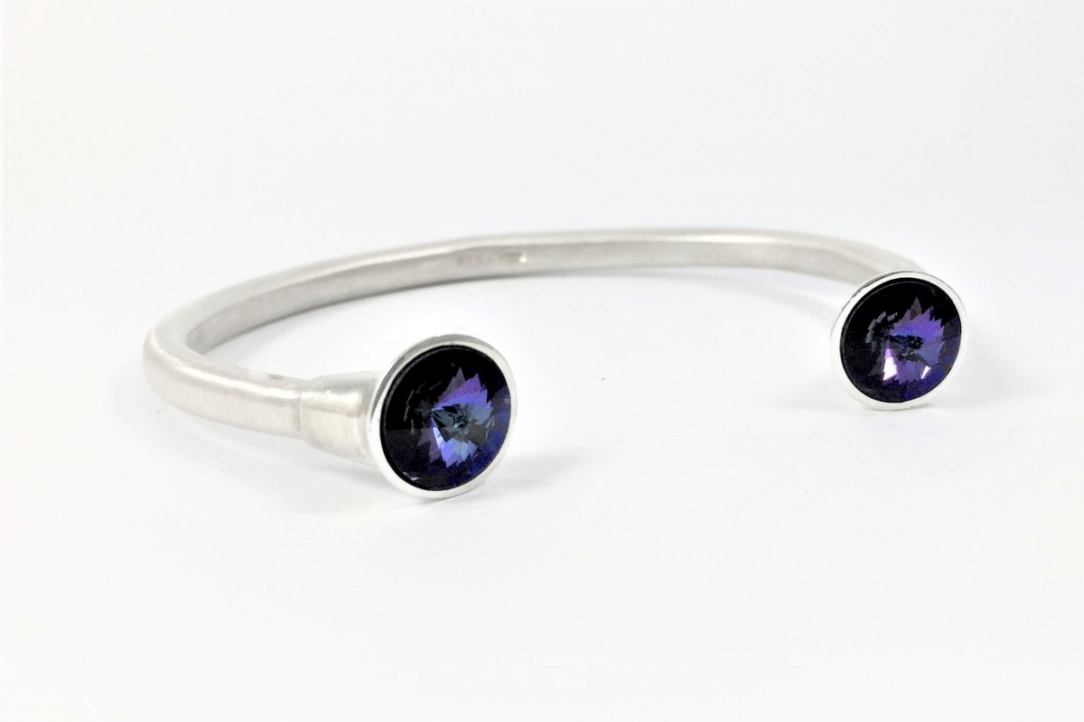 Crystal Torque bracelet - Bracelets | Angelique Handmade Jewellery